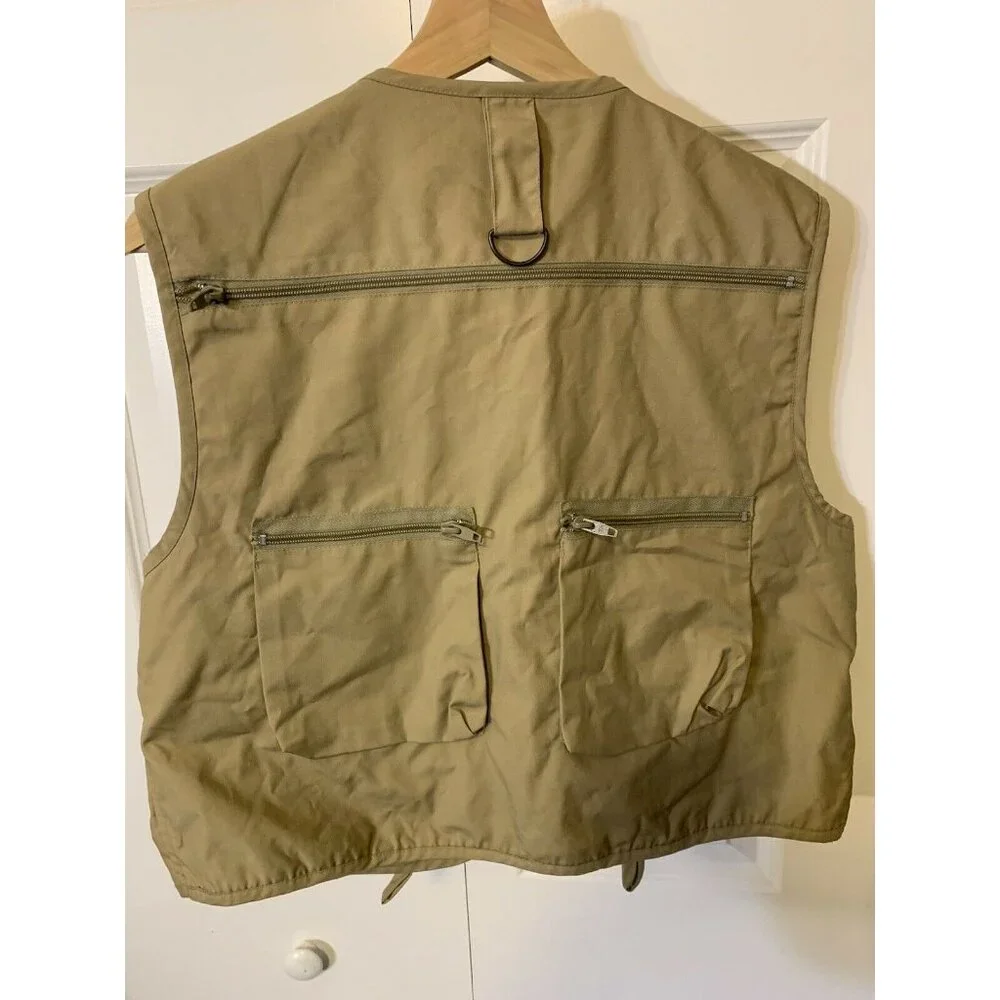 Vintage New Woodfield Fishing‎ Men’s Sz M Vest Tan